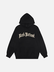 Kapuzenpullover mit Pentagramm-Print