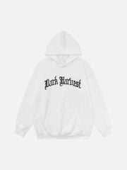 Kapuzenpullover mit Pentagramm-Print