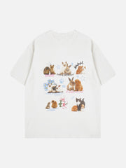 T-shirt imprimé animaux de compagnie