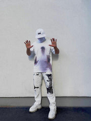 T-shirt imprimé Portrait fantôme - 1187