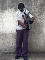 T-shirt imprimé Portrait fantôme - 1187