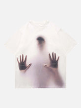 T-shirt imprimé Portrait fantôme - 1187