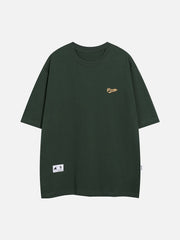 T-shirt imprimé pizza