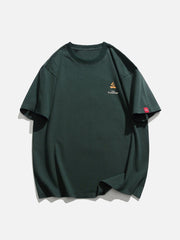 T-shirt Camping Elements avec impression plastisol