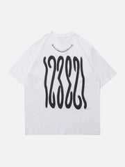 Plastisol Printing Chain Decoration Tee
