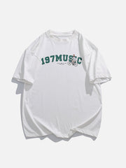 T-shirt de cyclisme imprimé plastisol