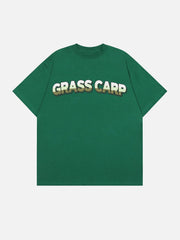 T-shirt à lettres avec impression plastisol