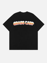 T-shirt à lettres avec impression plastisol