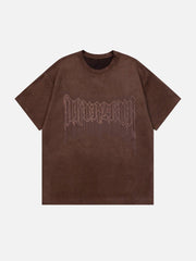 T-shirt Shadow Moon imprimé Plastisol