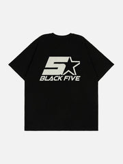 T-shirt étoile avec impression plastisol