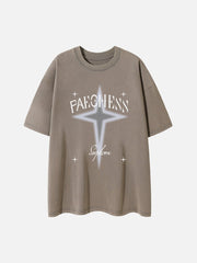 T-shirt étoile avec impression plastisol