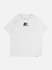 T-shirt étoile avec impression plastisol