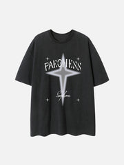 T-shirt étoile avec impression plastisol