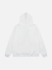 Hoodie mit Portrait-Print