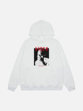 Hoodie mit Portrait-Print