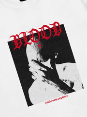 T-shirt imprimé portrait