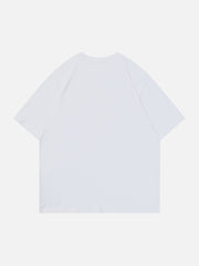 T-shirt imprimé lettre Pull Oar