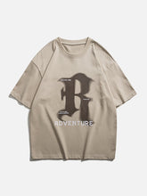 T-shirt imprimé lettre R Swoosh