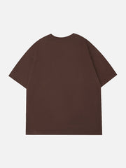 T-shirt imprimé lapin griffonné