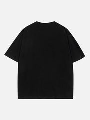 Rabbit Embroidery Print Tee