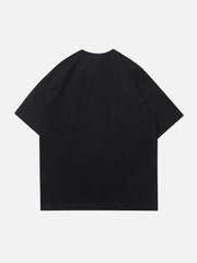 T-shirt imprimé lapin à jet d'encre