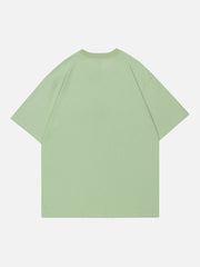 T-shirt imprimé lettre lapin