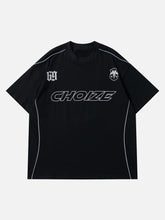 Racing Elements Streifen-T-Shirt