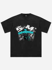Rap Element Print T-Shirt