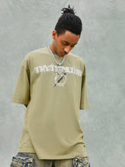 Recycled Rose Letter T-shirt - 1968