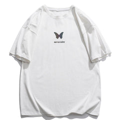 Reflective Butterfly Print Tee
