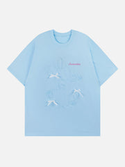 T-shirt à nœuds en ruban