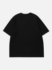 T-shirt imprimé lettre Rites Bow