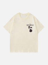 T-shirt imprimé changement de température rose