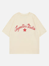 Saynotere Star Foam Printing T-Shirt