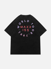 Scream Print Washed Tee