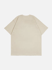 T-shirt imprimé en mousse Skeleton Elements