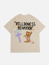 T-shirt imprimé en mousse Skeleton Elements