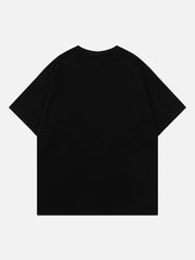 T-shirt imprimé squelette de pistolet