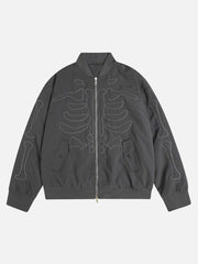 Maillot de baseball brodé tête de mort