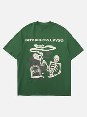 T-shirt imprimé tête de mort