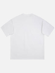 T-shirt imprimé tête de mort - 1836