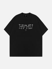 T-shirt imprimé tête de mort