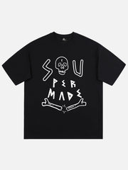 T-shirt imprimé tête de mort