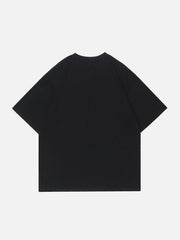 Smudge Letter Print Tee