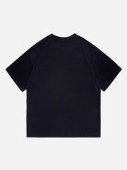 T-shirt à imprimé tacheté