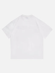 T-shirt à imprimé tacheté