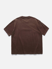 T-shirt patchwork irrégulier uni