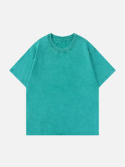 T-shirt délavé uni