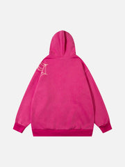 Spiderweb Printed Hoodie