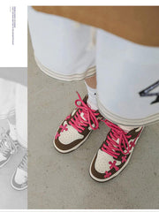 Splicing Skateboard Sneakers -1420